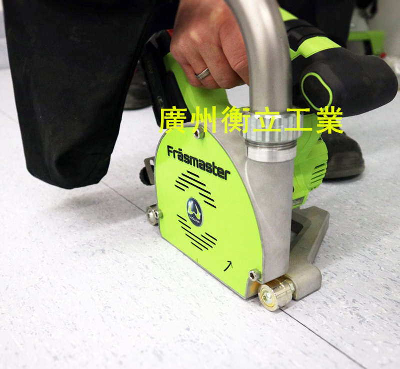 德國(guó)WOLFF沃爾夫鋰電爬坡開(kāi)槽機(jī)應(yīng)用于彈性塑料地板開(kāi)槽施工